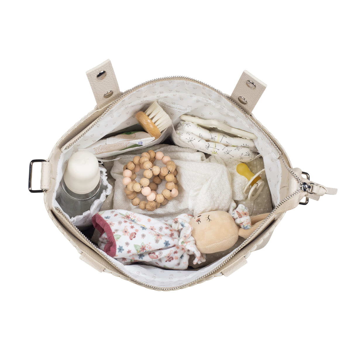 Bolsa crossbody Icon cream