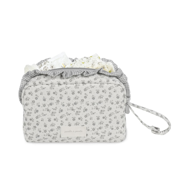 Neceser Littel Bloom Flor Gris