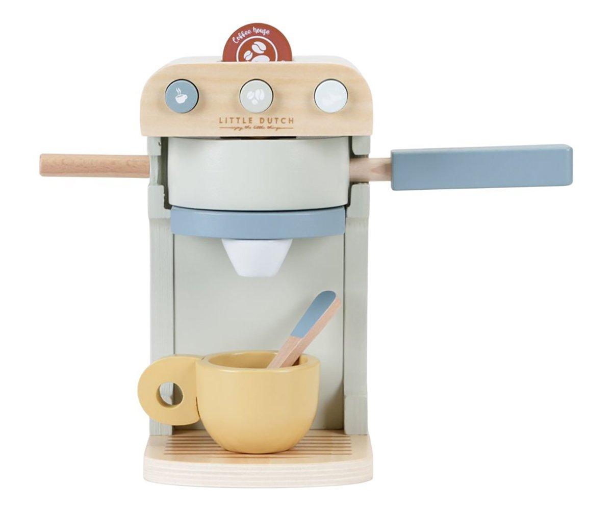 Cafetera de madera cápsulas
