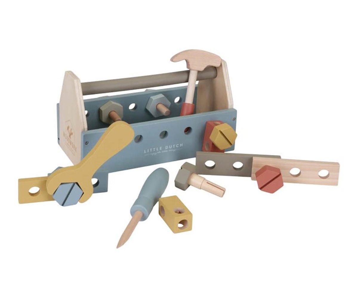 Caja de herramientas de madera