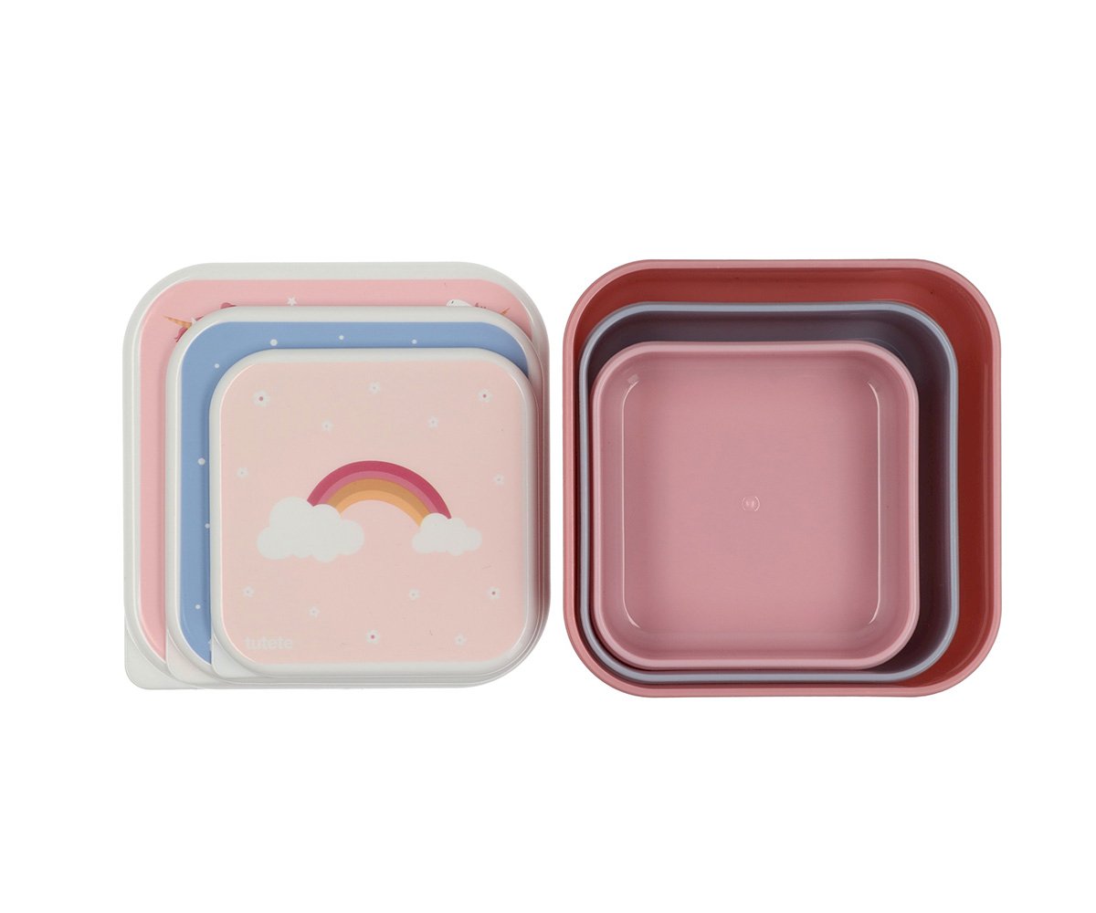 Set 3 cajitas unicorn