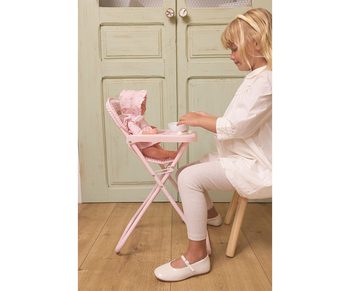 Trona para muñecas vichy