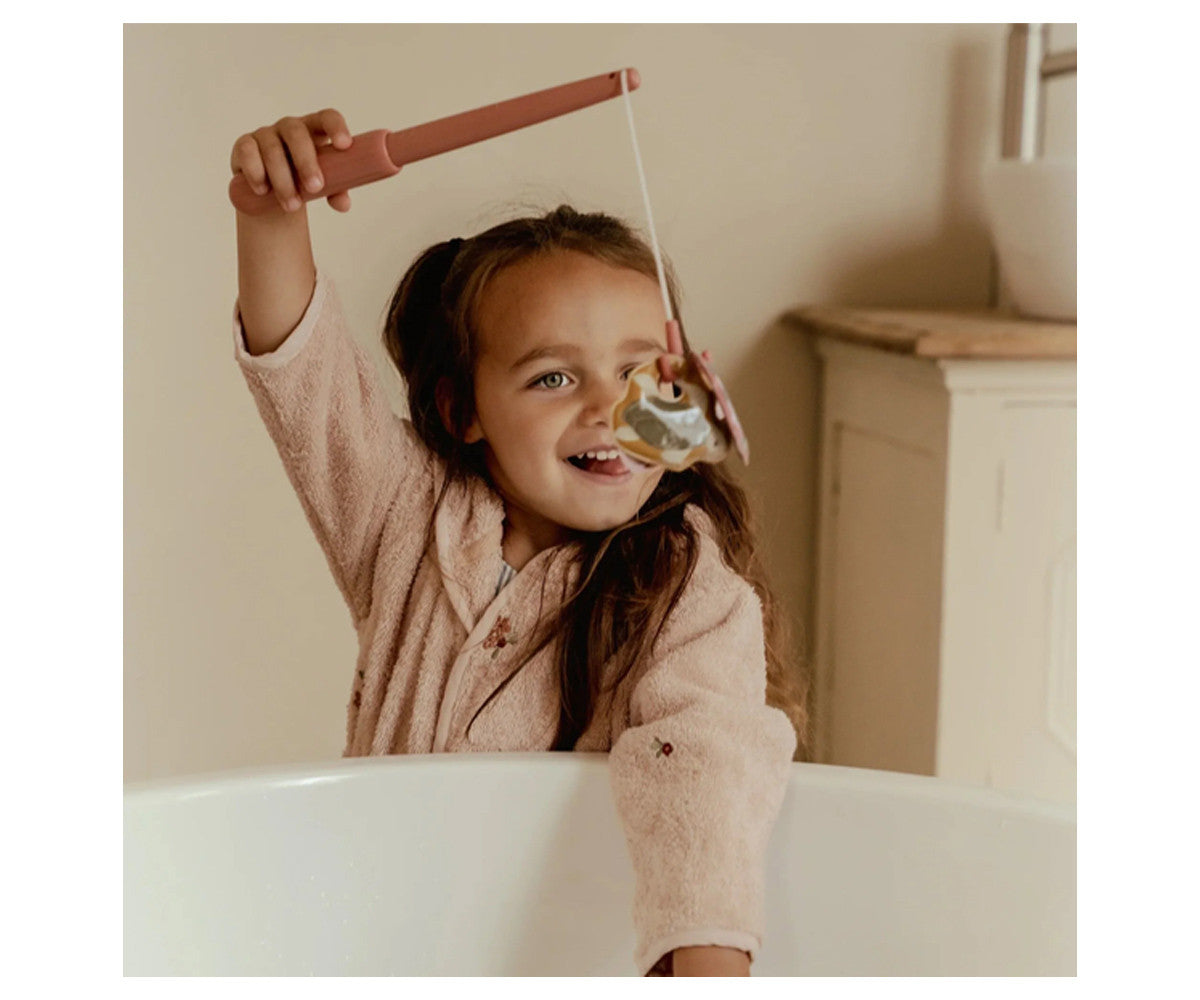 Juego de pesca bañera rosa