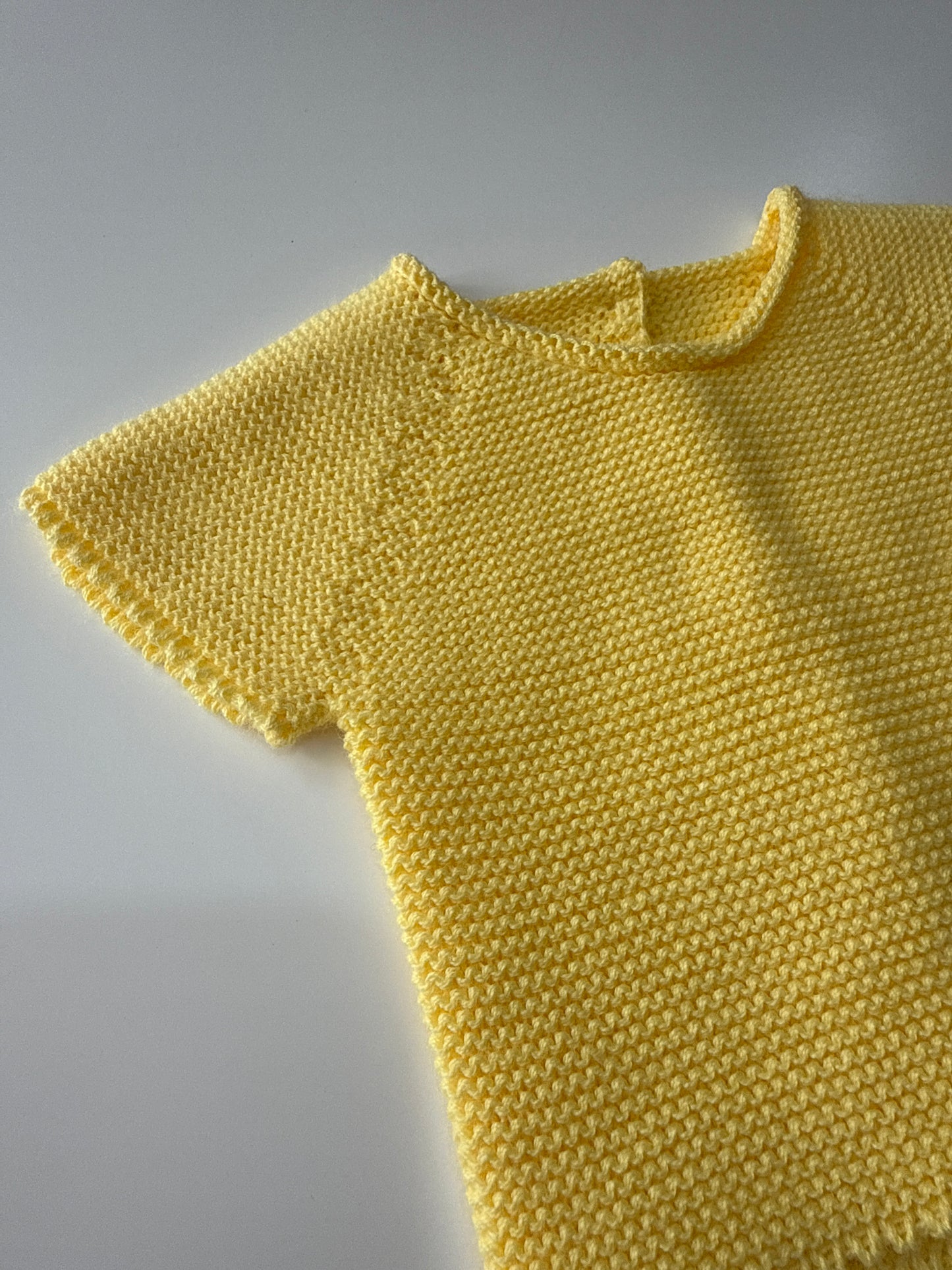 Jersey manga corta amarrillo