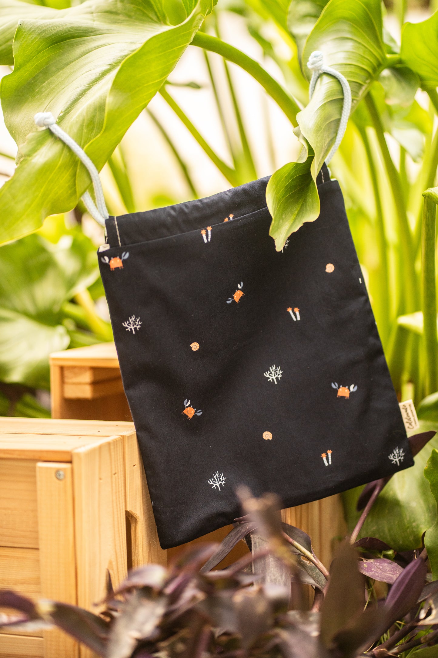 Talega impermeable estampado marino