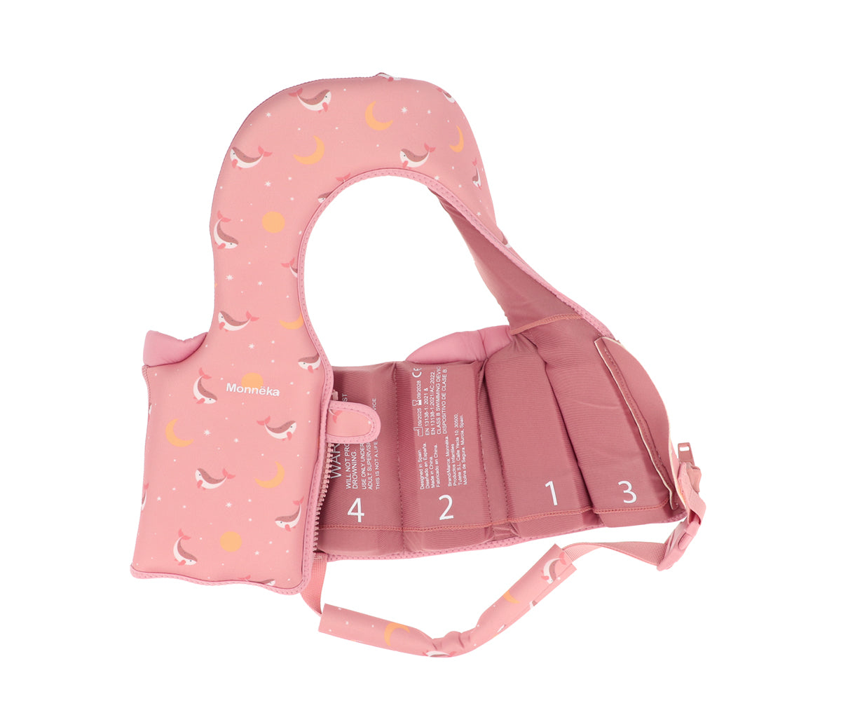 Chaleco cuello While pink