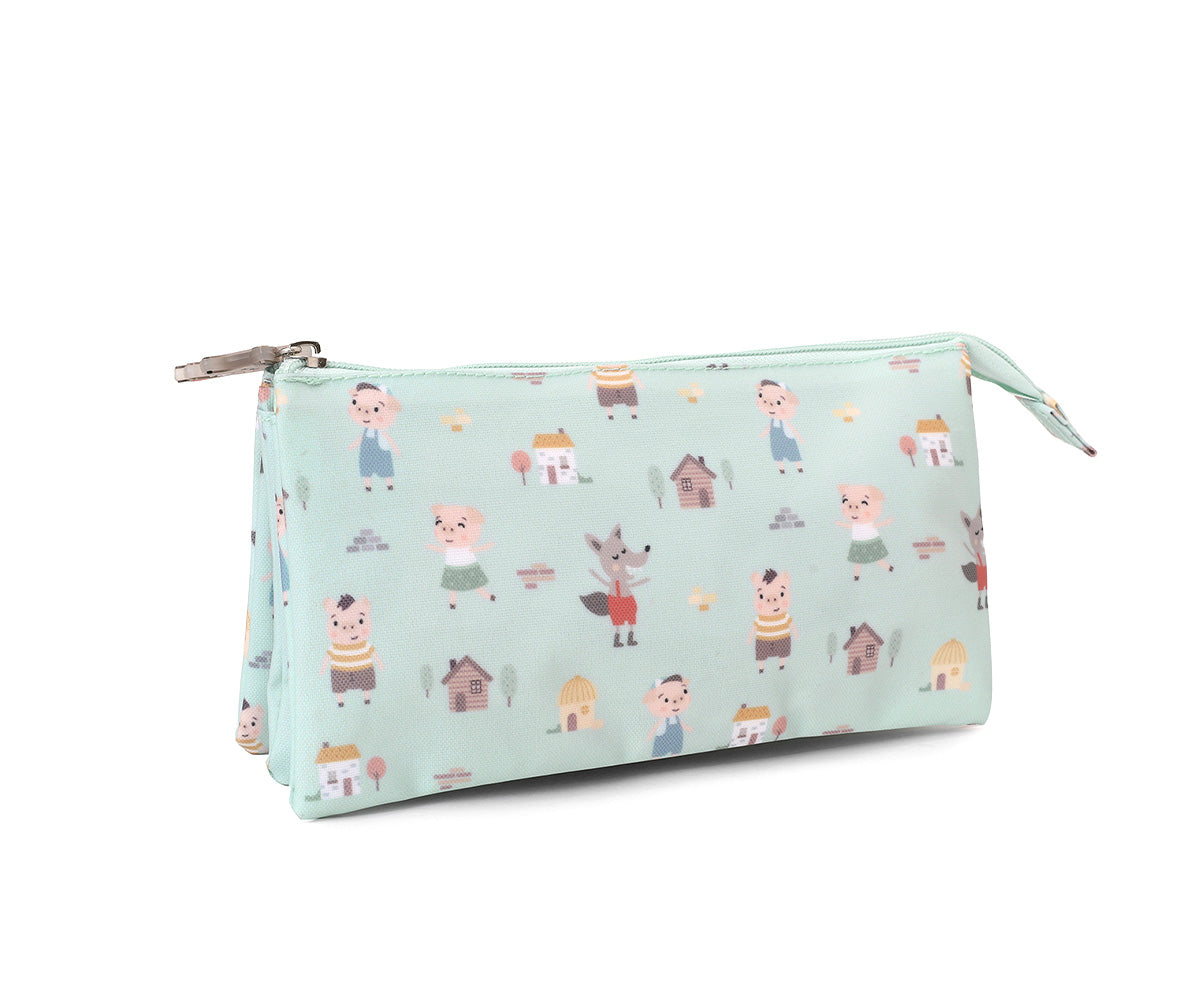 Estuche 3 compartimentos Three Little Pigs