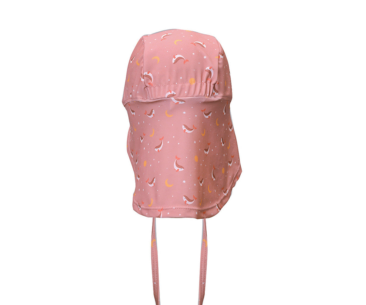 Gorro de playa While pink