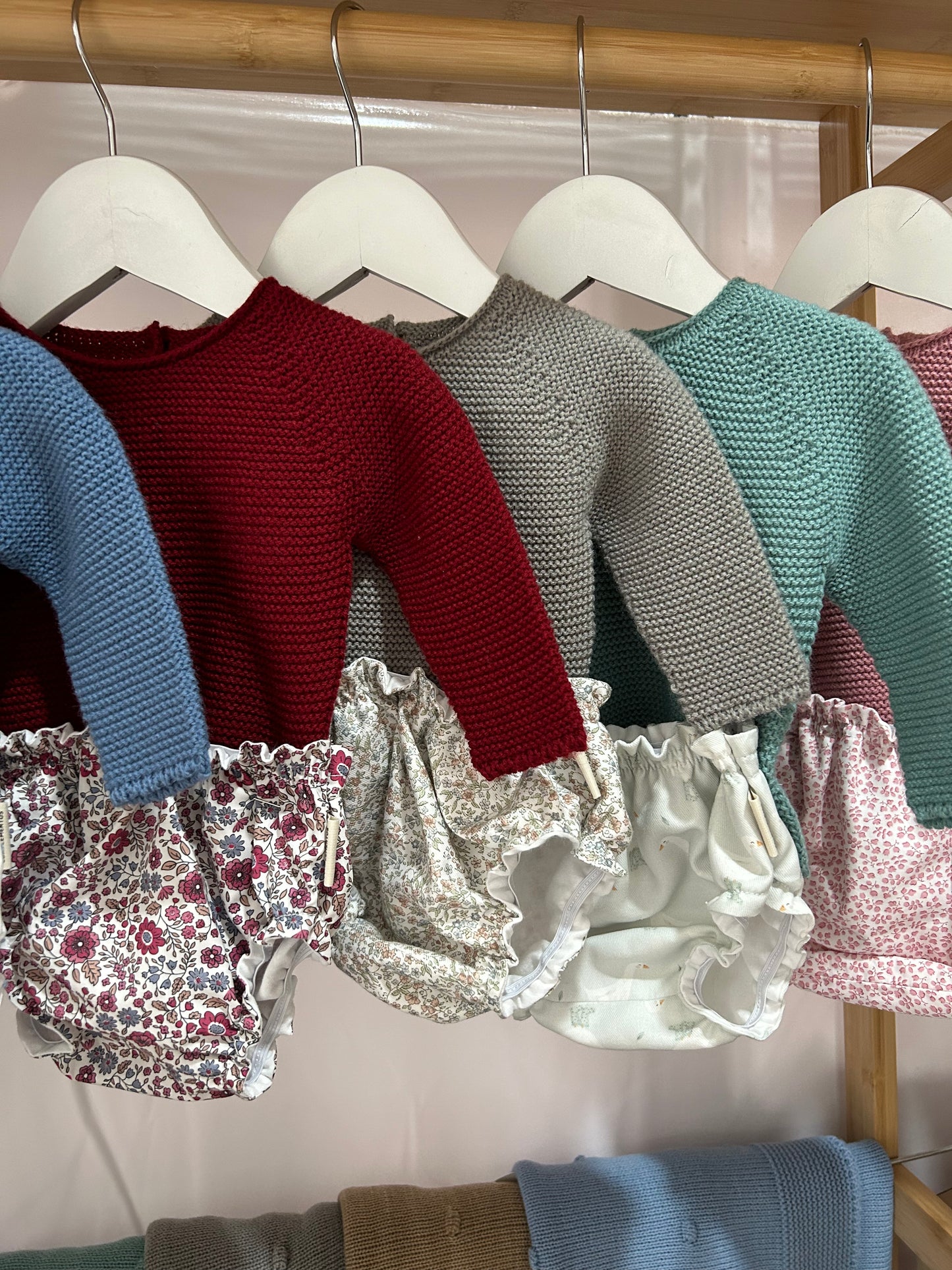 Jersey de punto berenjena