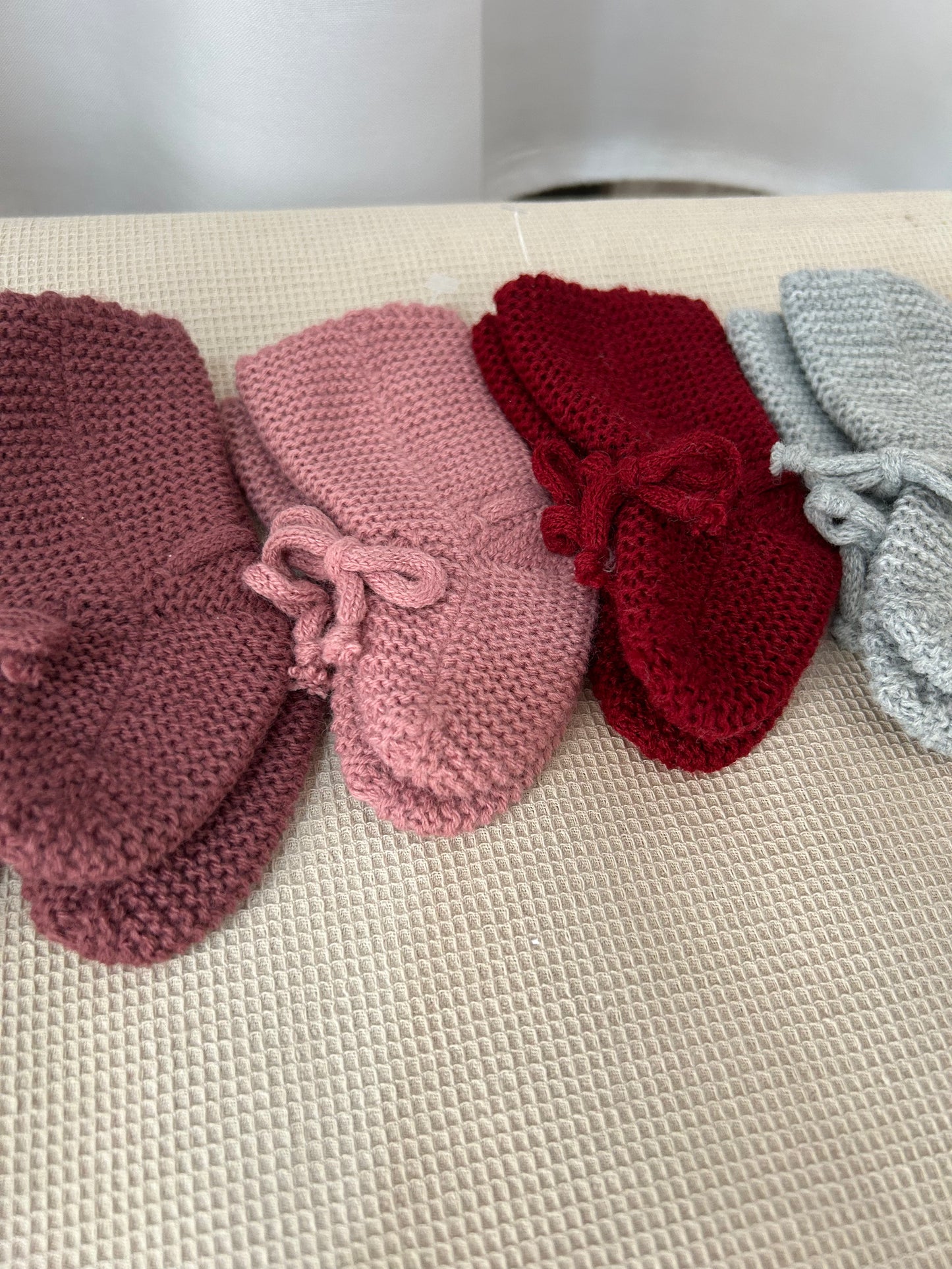 Botitas de punto cordón