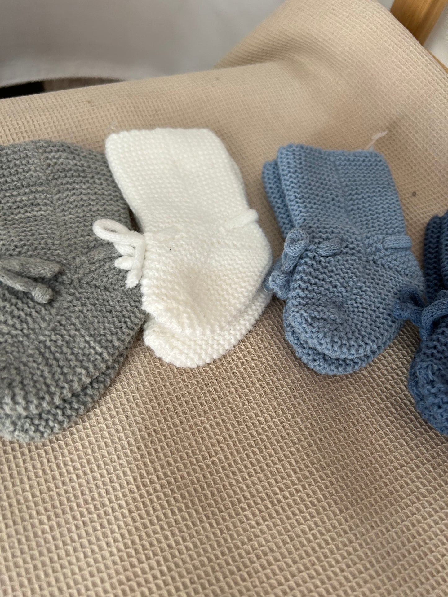 Botitas de punto cordón