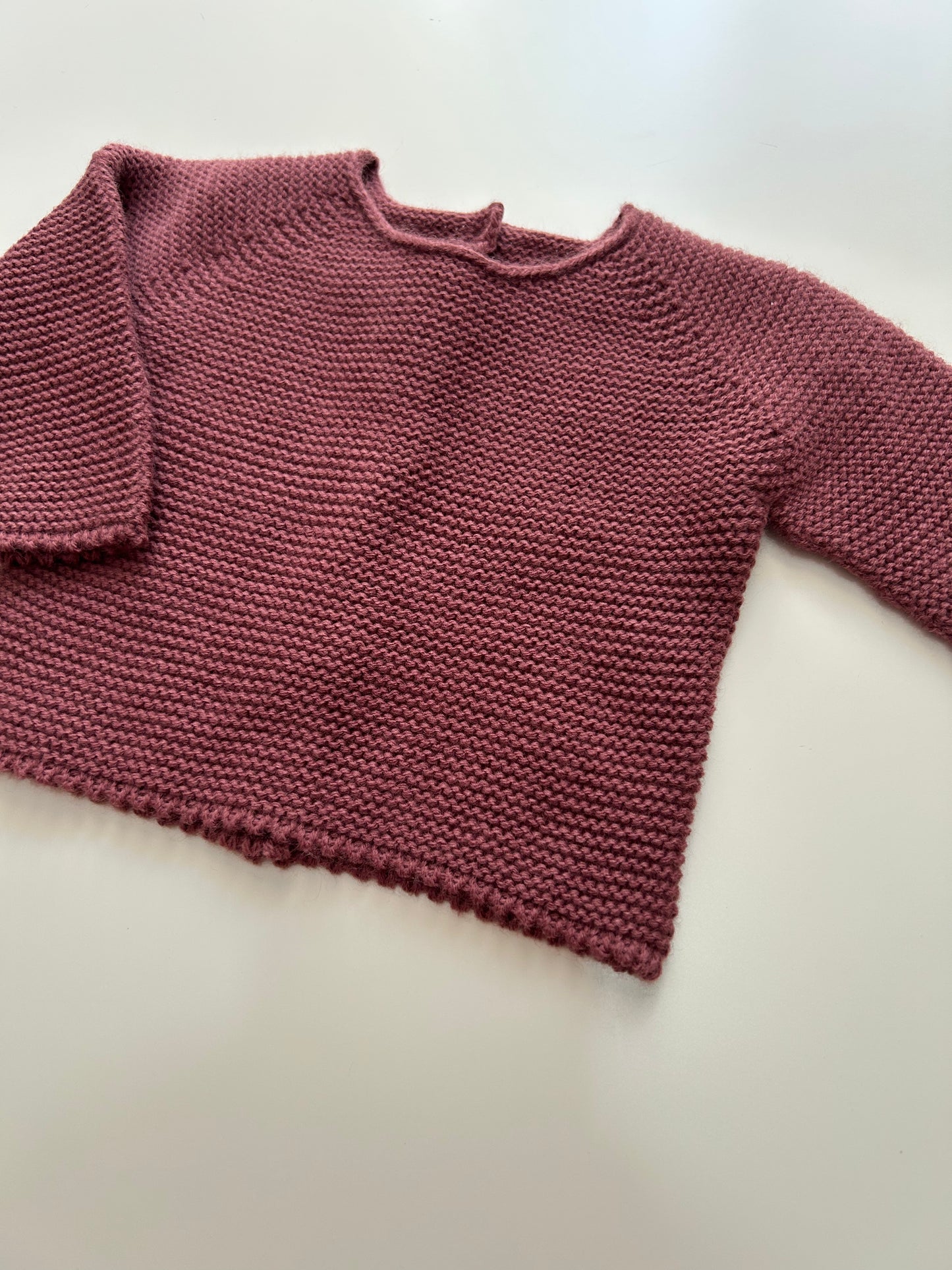 Jersey de punto rosa tamarisco