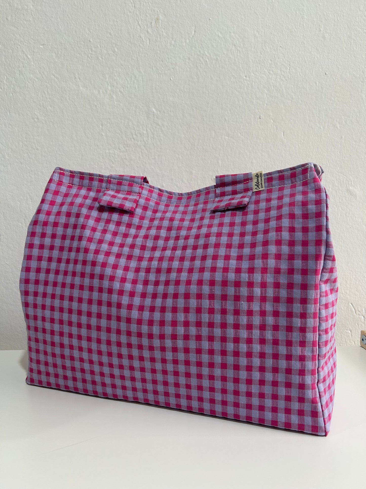 Bolso de playa lavanda