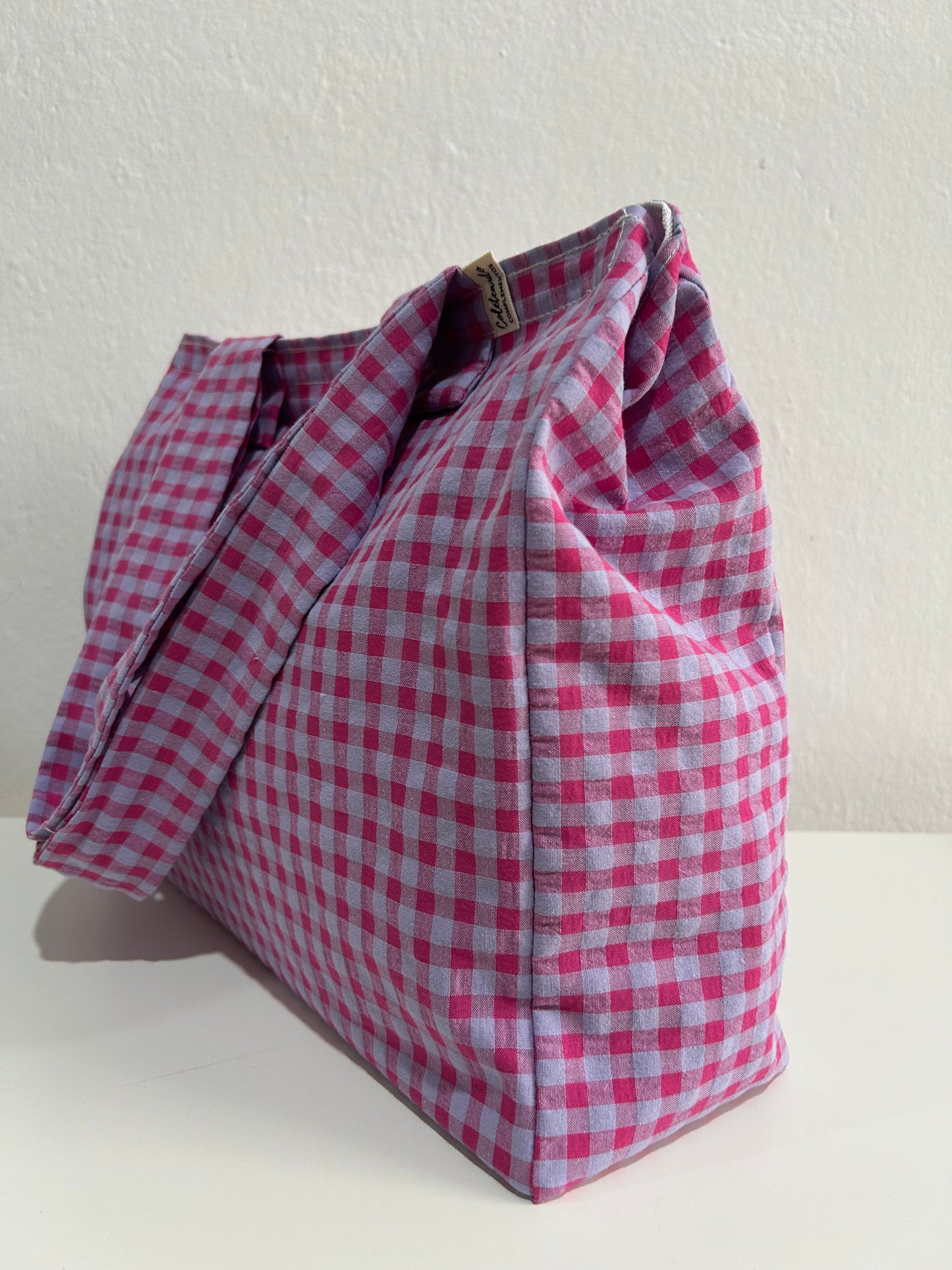Bolso de playa lavanda