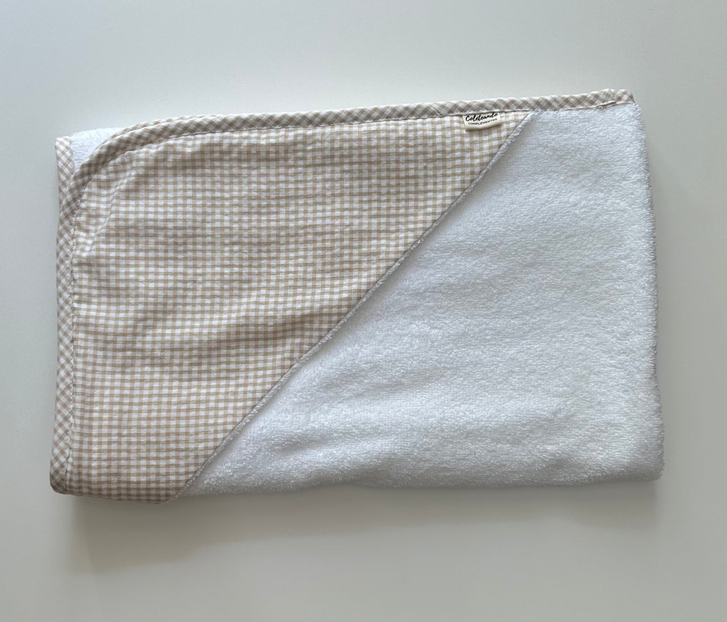 Capa de baño vichy camel