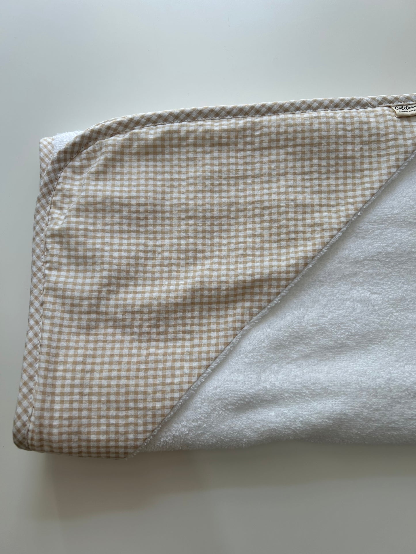 Capa de baño vichy camel
