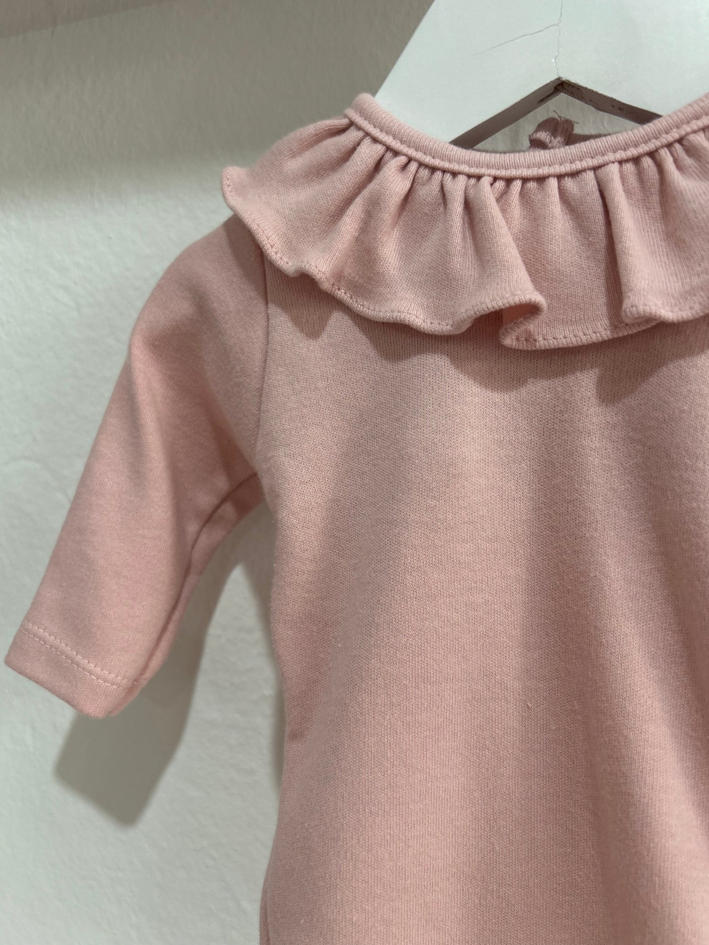 Body algodón rosa