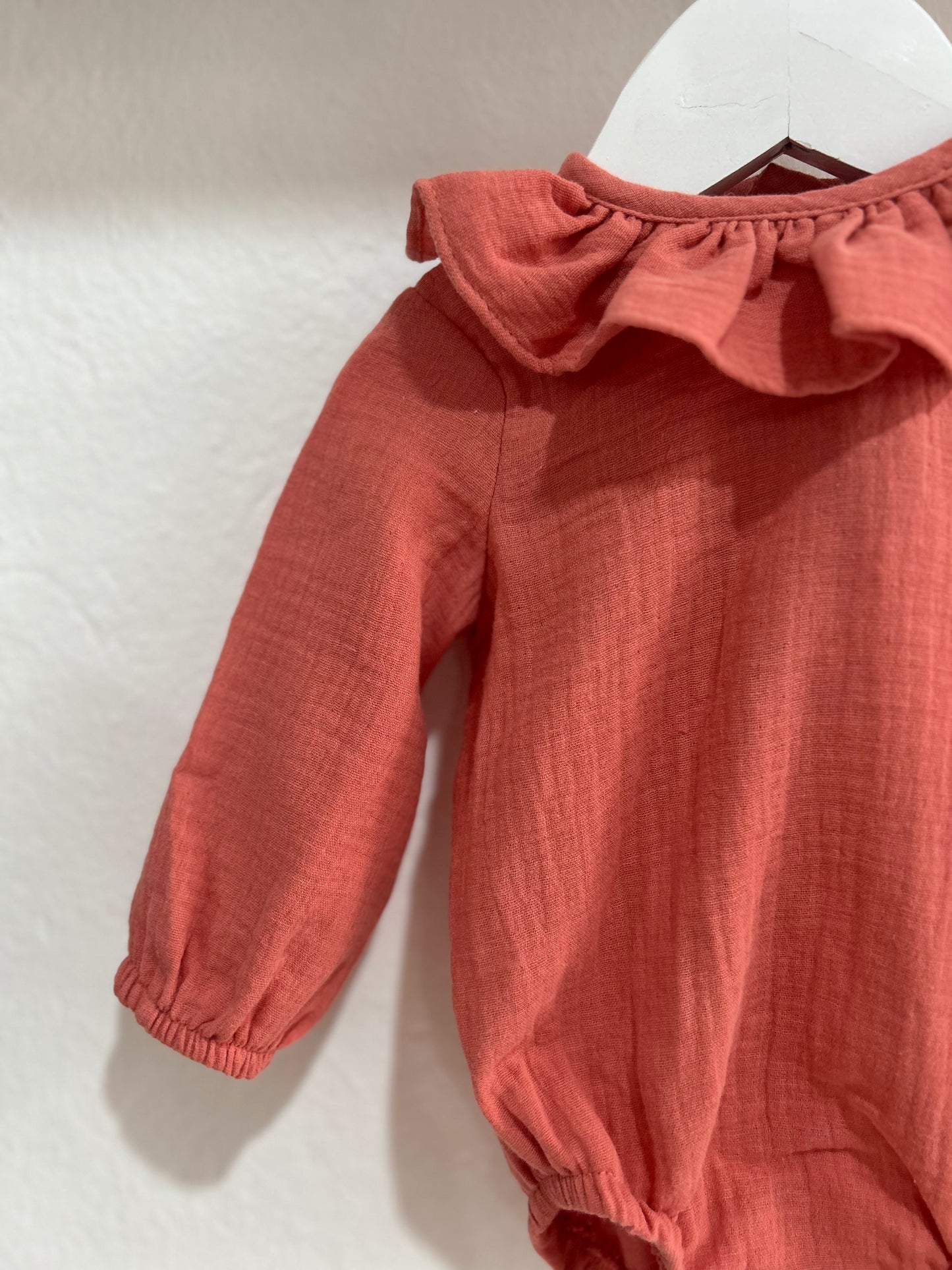 Pelele bambula coral