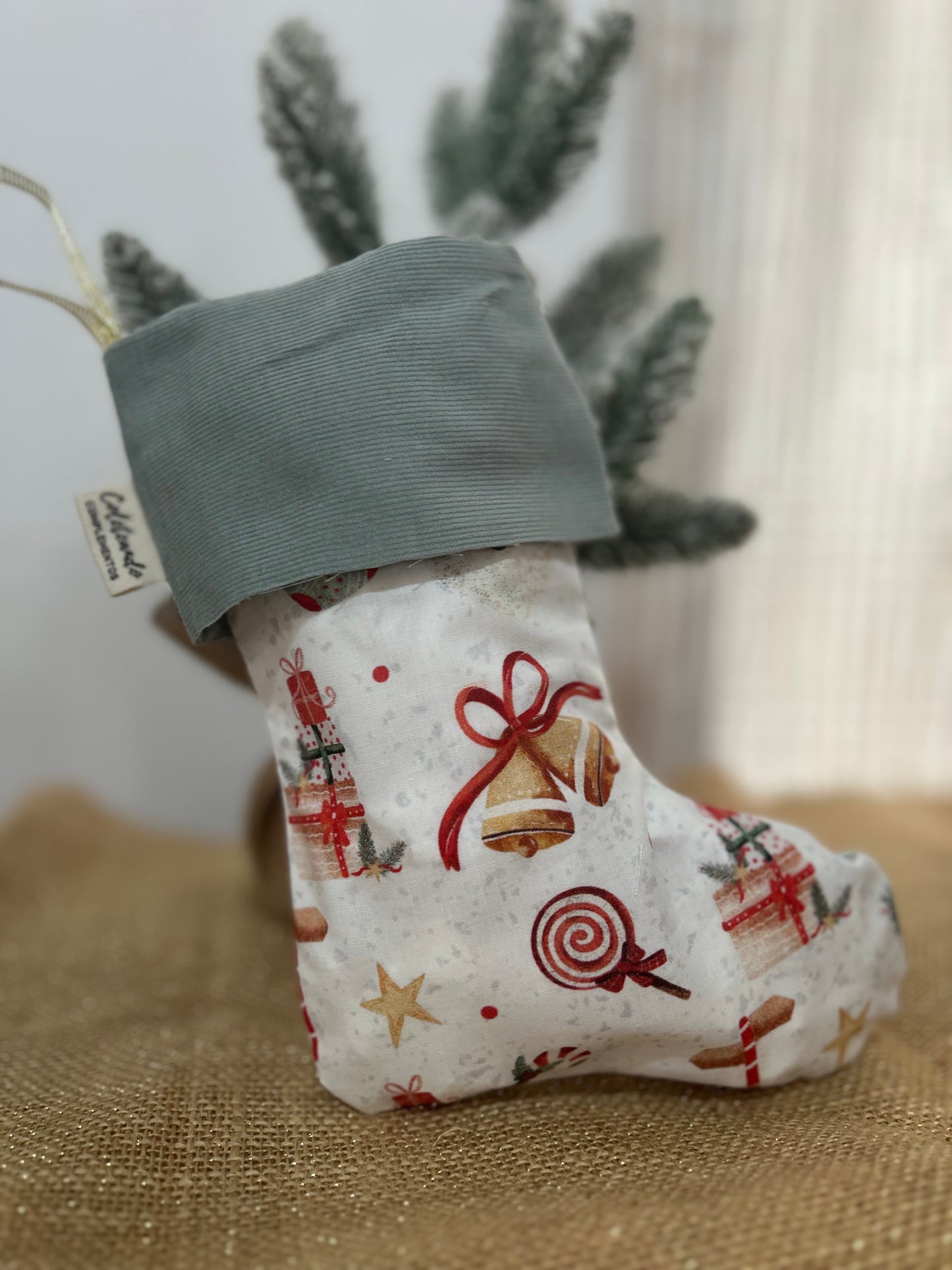 Bota navideña galleta