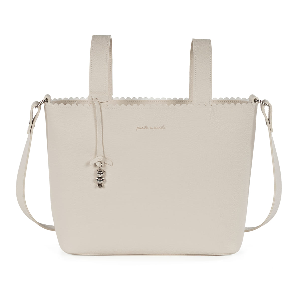 Bolsa crossbody Icon cream