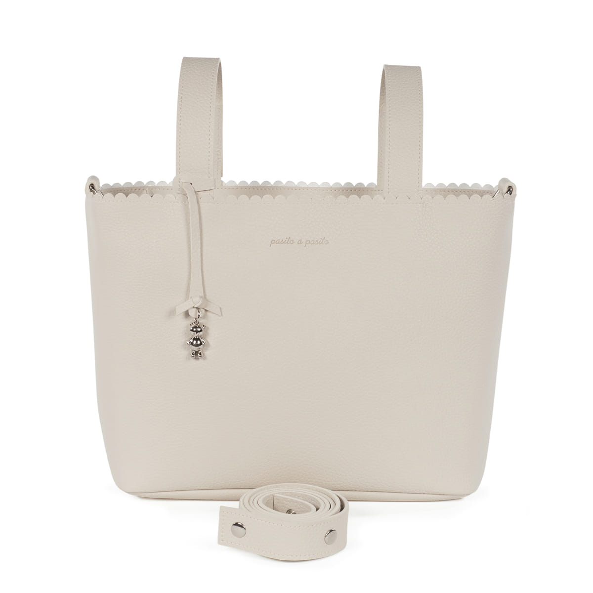 Bolsa crossbody Icon cream