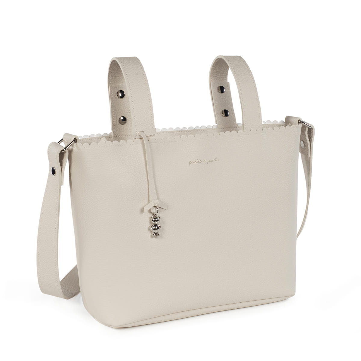 Bolsa crossbody Icon cream