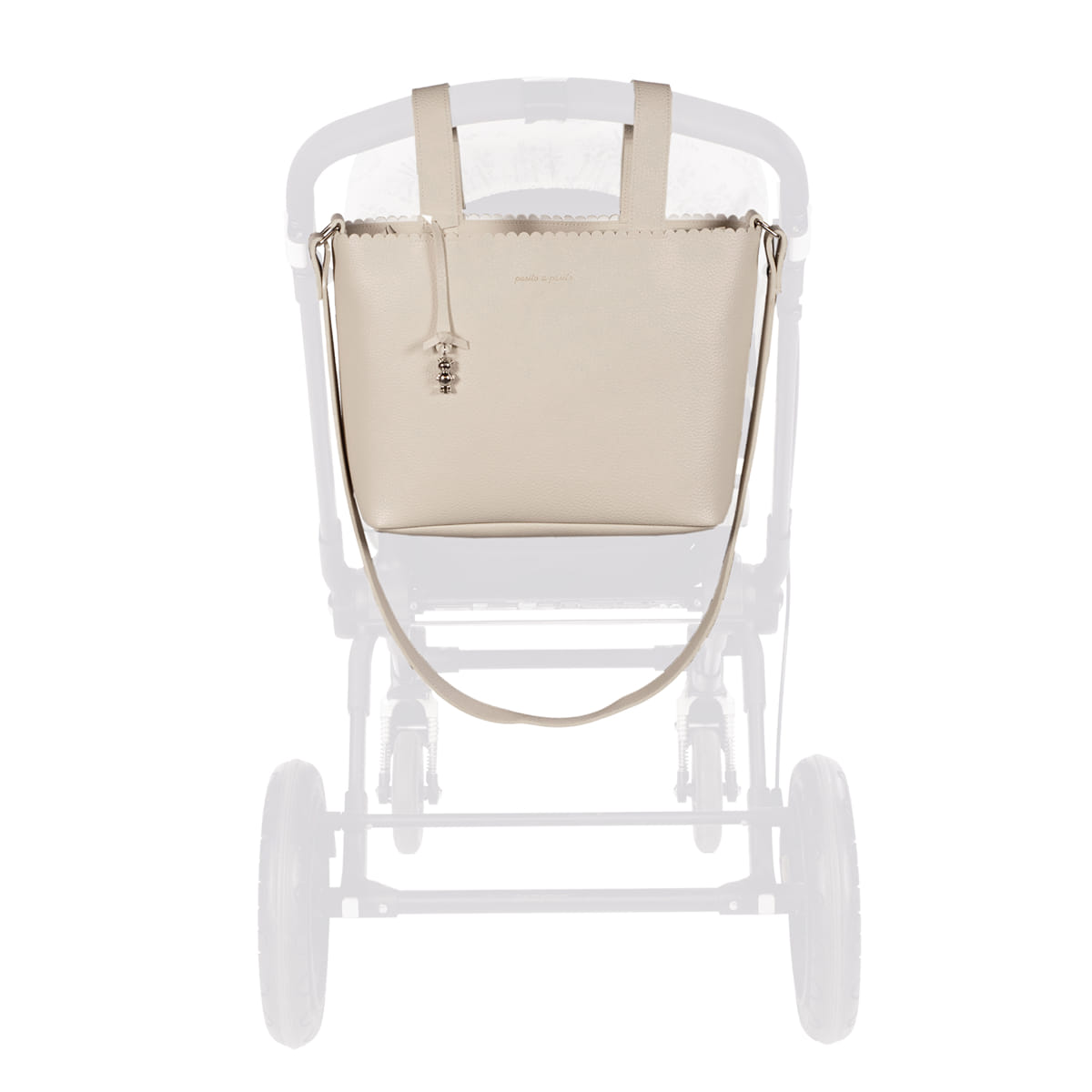 Bolsa crossbody Icon cream