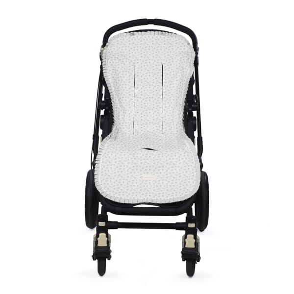 Colchoneta Little Bloom Flor gris