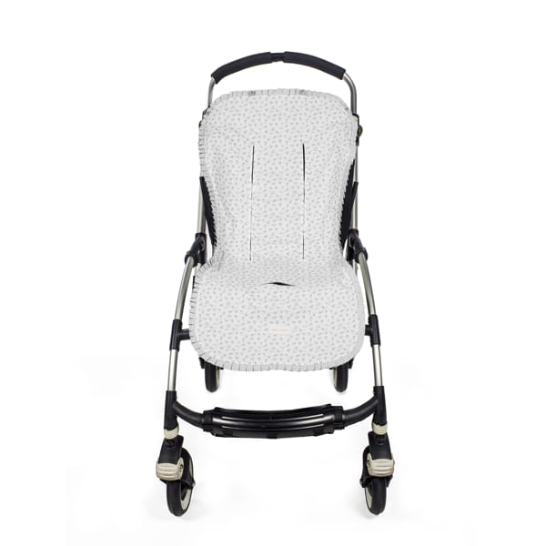 Colchoneta Little Bloom Flor gris