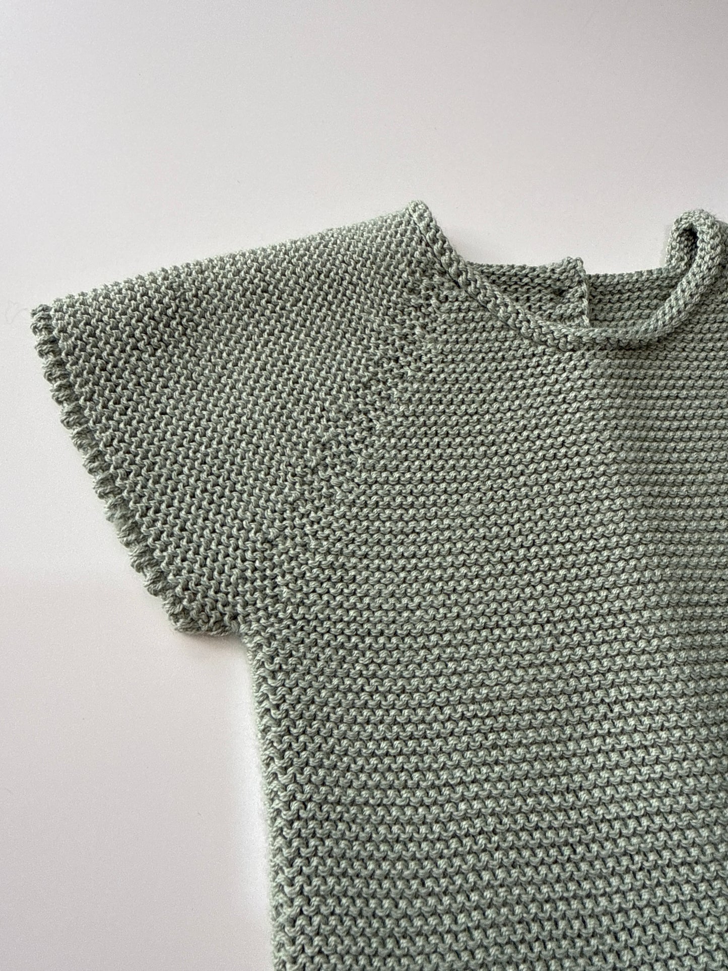Jersey manga corta verde seco