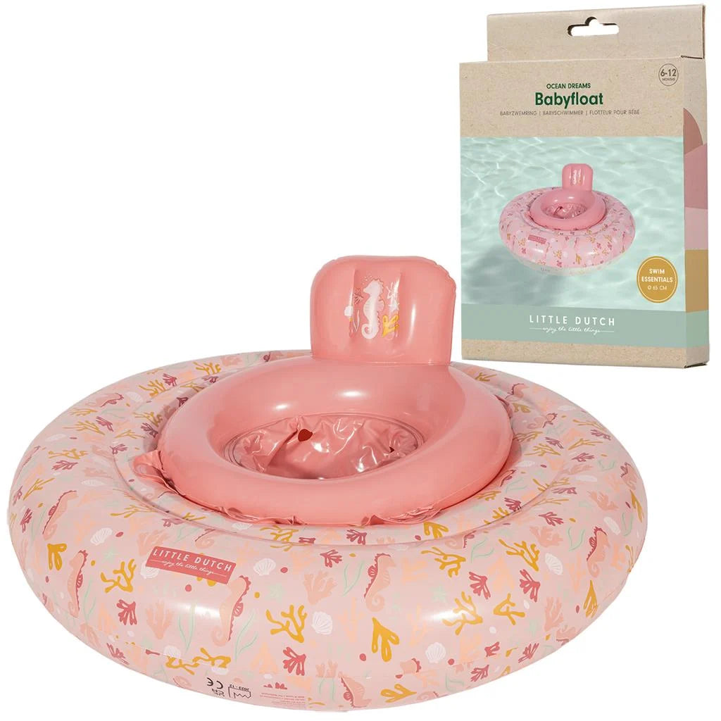 Flotador para bebés rosa