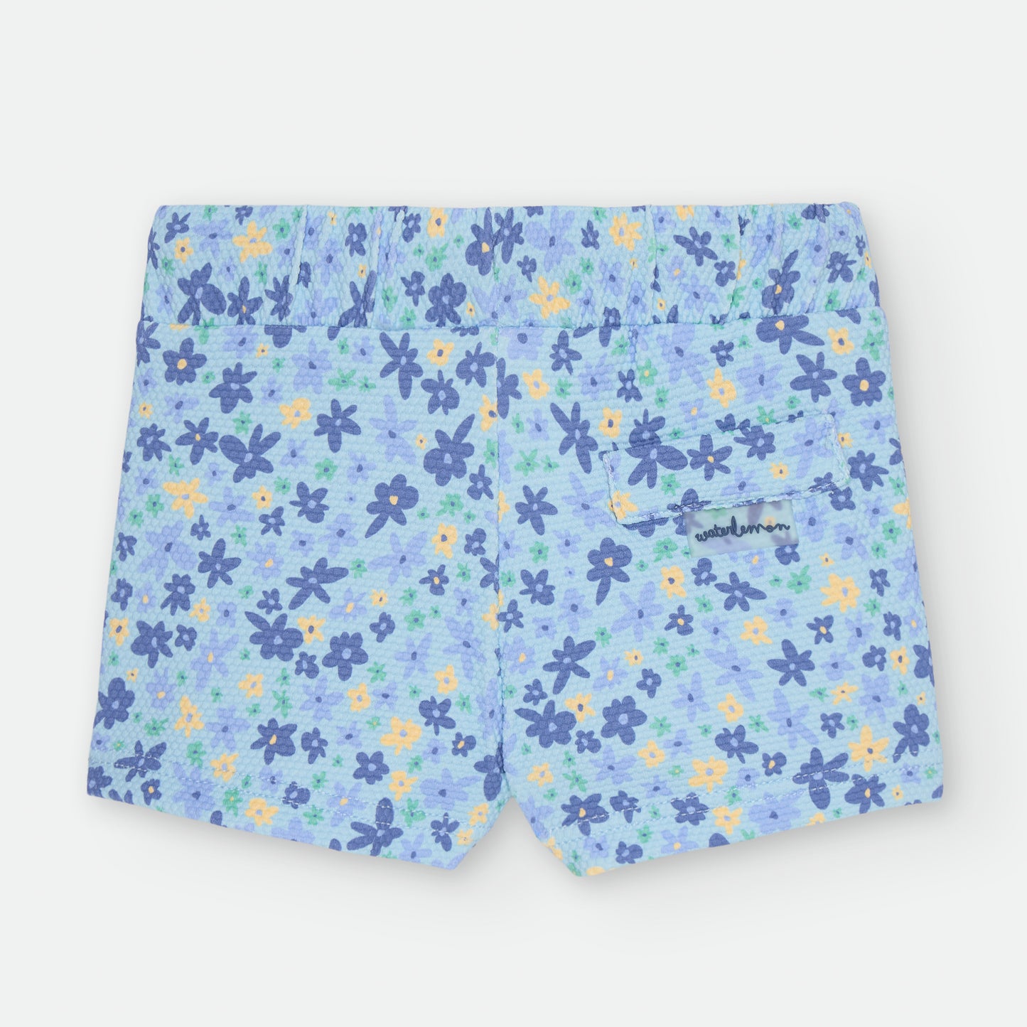 Boxer flores turquesas