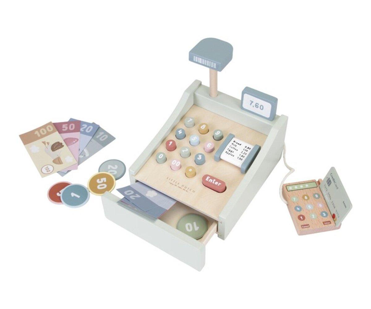 Caja registradora de madera