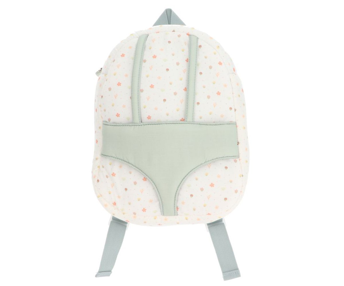 Mochila para muñecas Strawberries verde