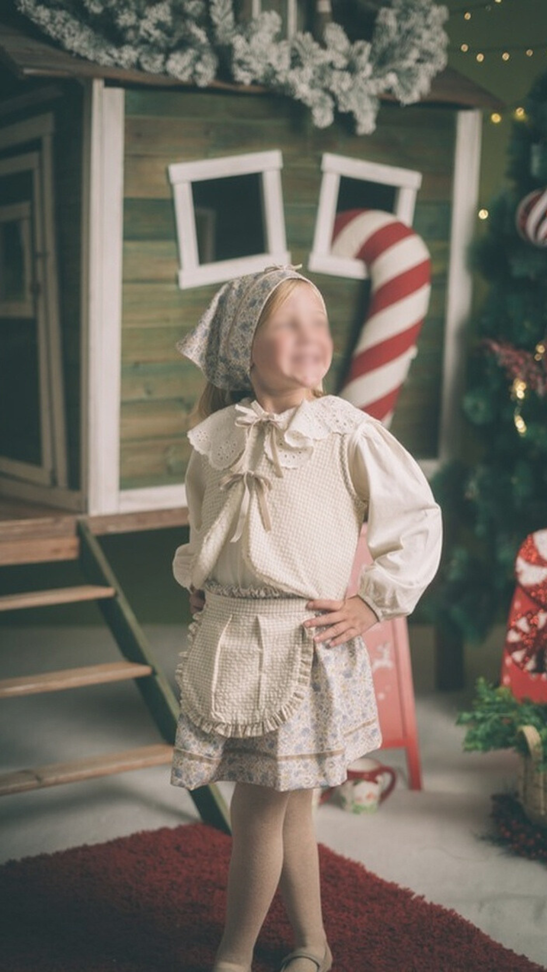 Traje pastrocilla flores