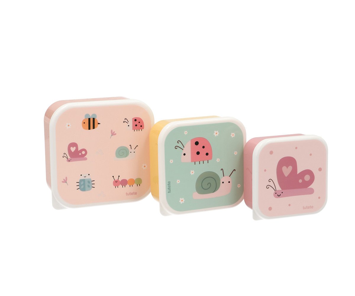 Set 3 cajitas bugs