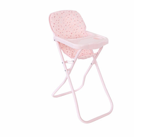 Trona para muñecas de flores