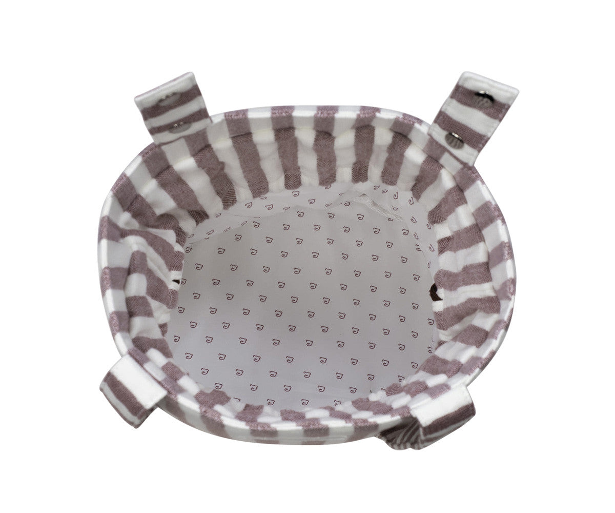 Bolsa Bucket Cherry rayas