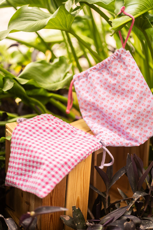 Talega impermeable Vichy Lavanda