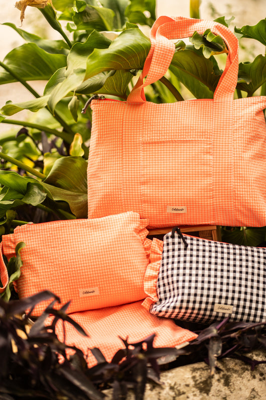 Neceser naranja fluor