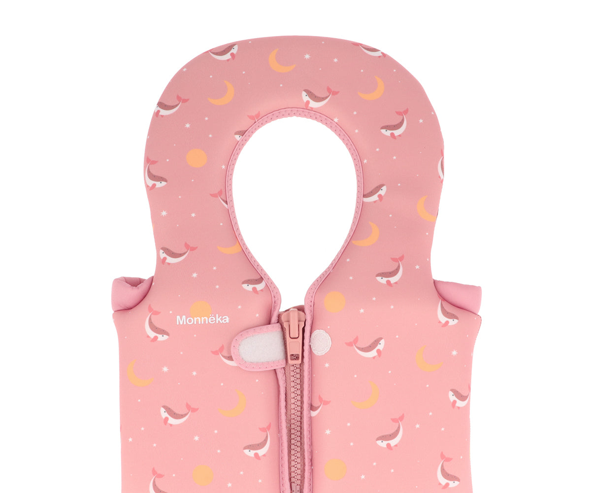Chaleco cuello While pink