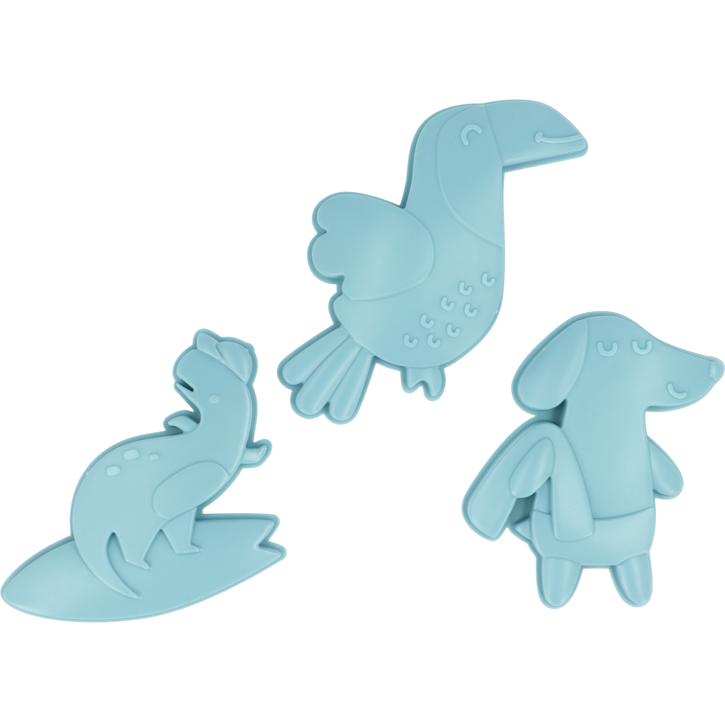 Juguetes de playa azul