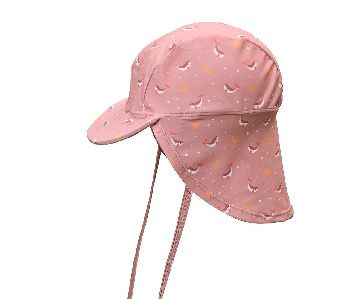 Gorro de playa While pink