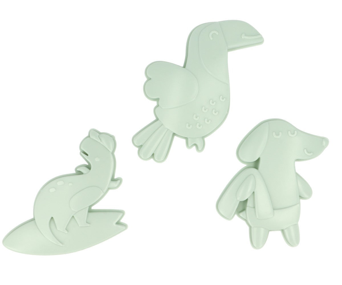 Juguetes de playa verde
