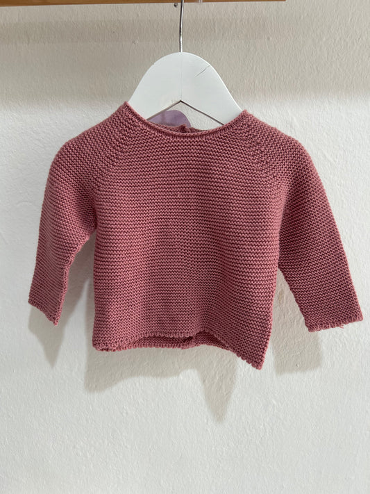 Jersey de punto rosa tamarisco
