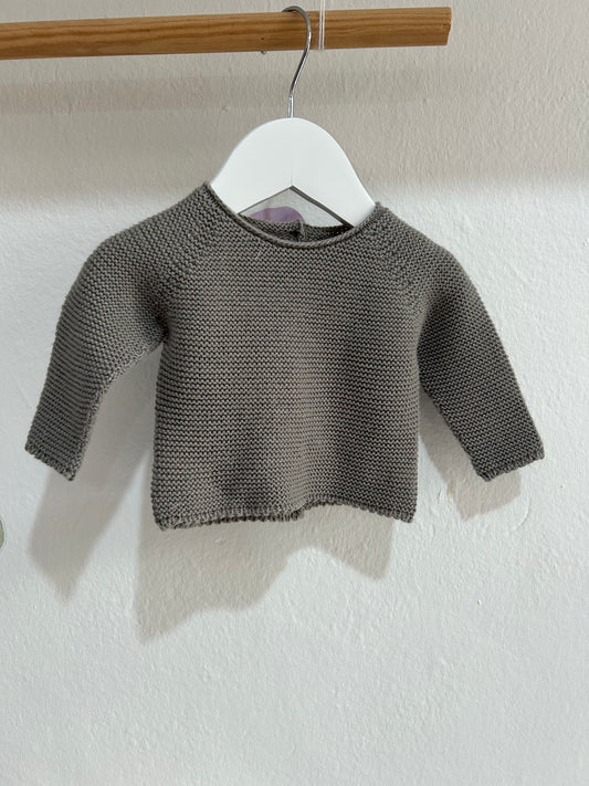 Jersey de punto gris
