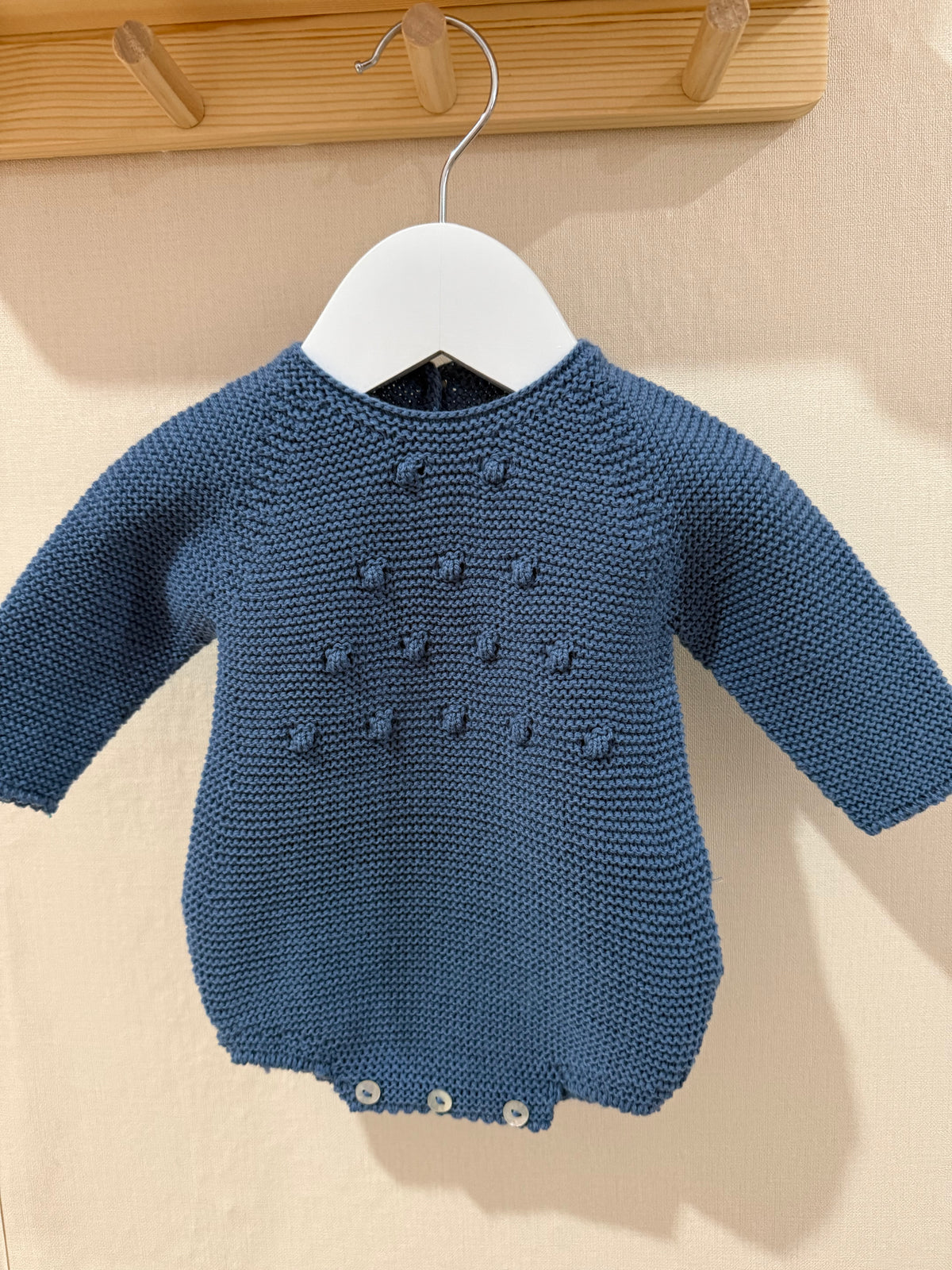 Pelele punto azul francia bodoques