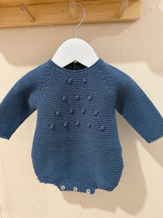 Pelele punto azul francia bodoques
