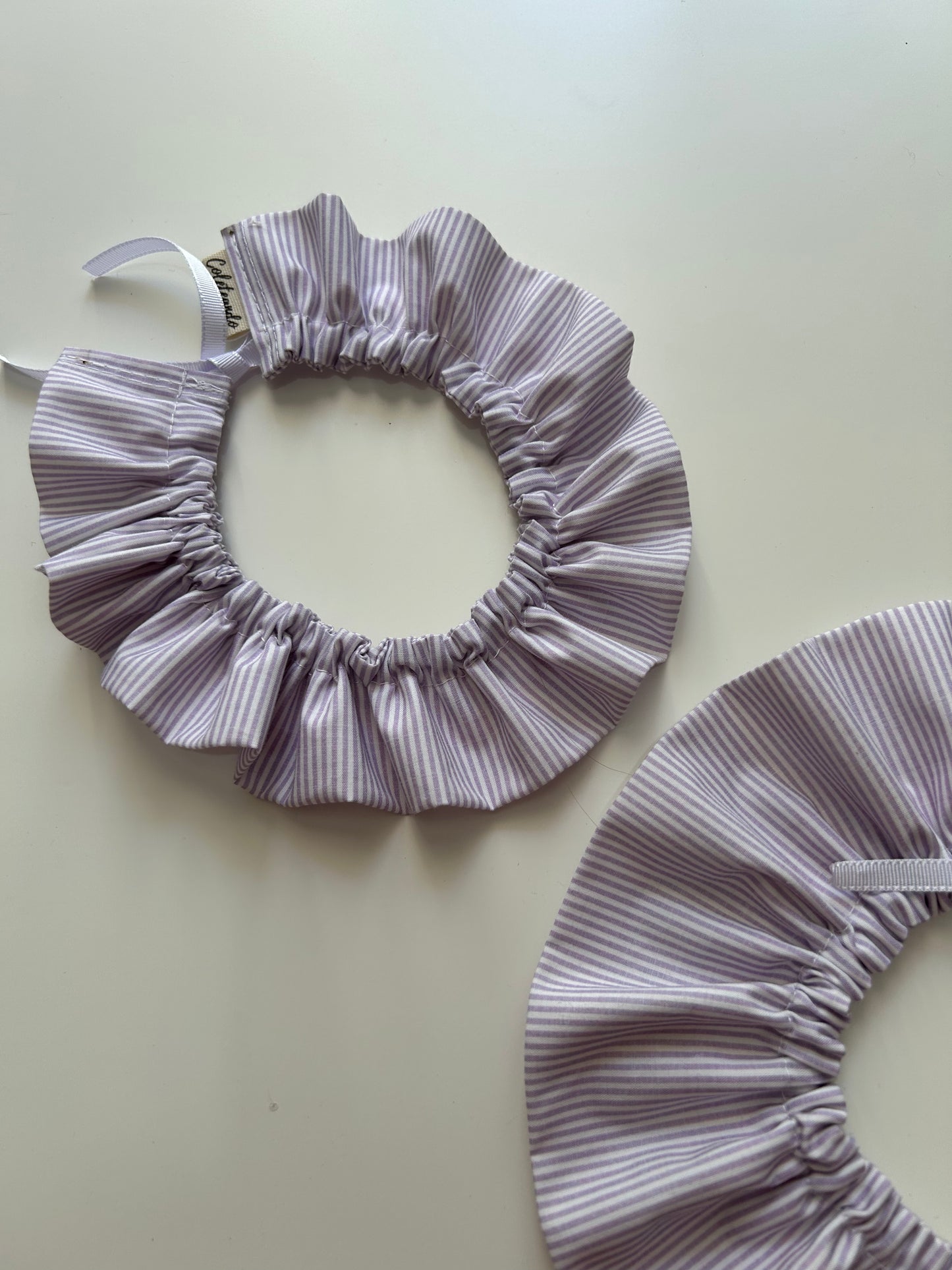 Cuello mil rayas lila