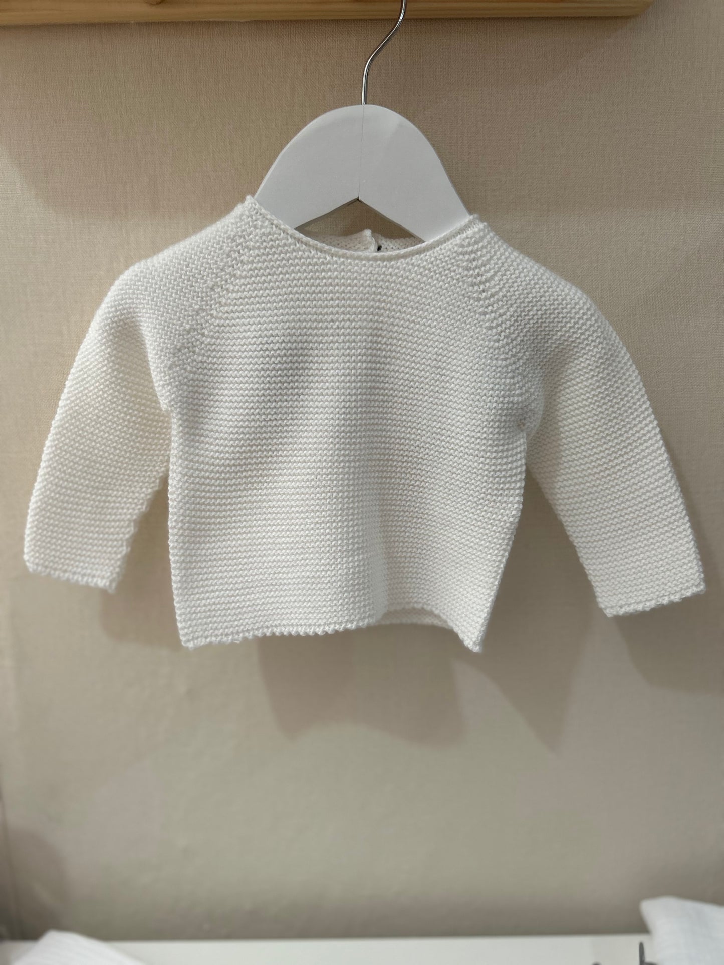 Jersey de hilo blanco